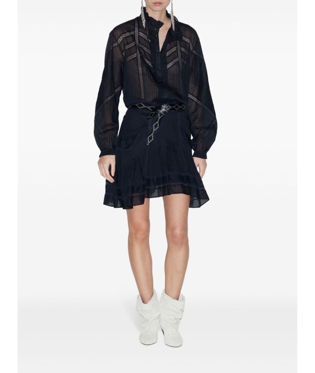 ISABEL MARANT Черная хлопковая рубашка, фото 2