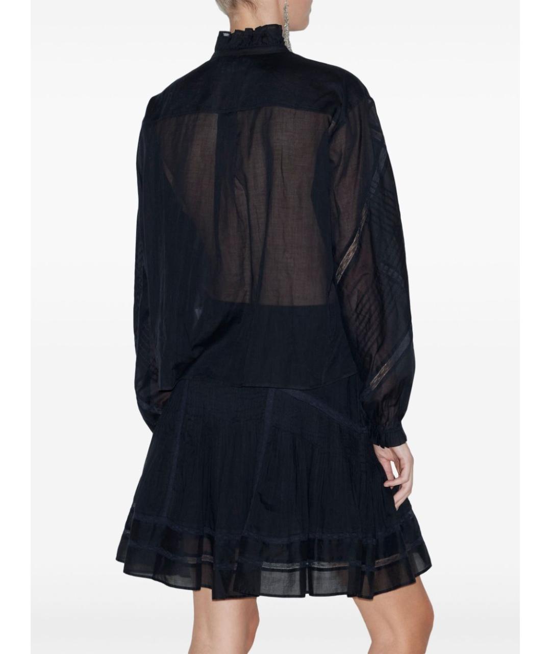 ISABEL MARANT Черная хлопковая рубашка, фото 4