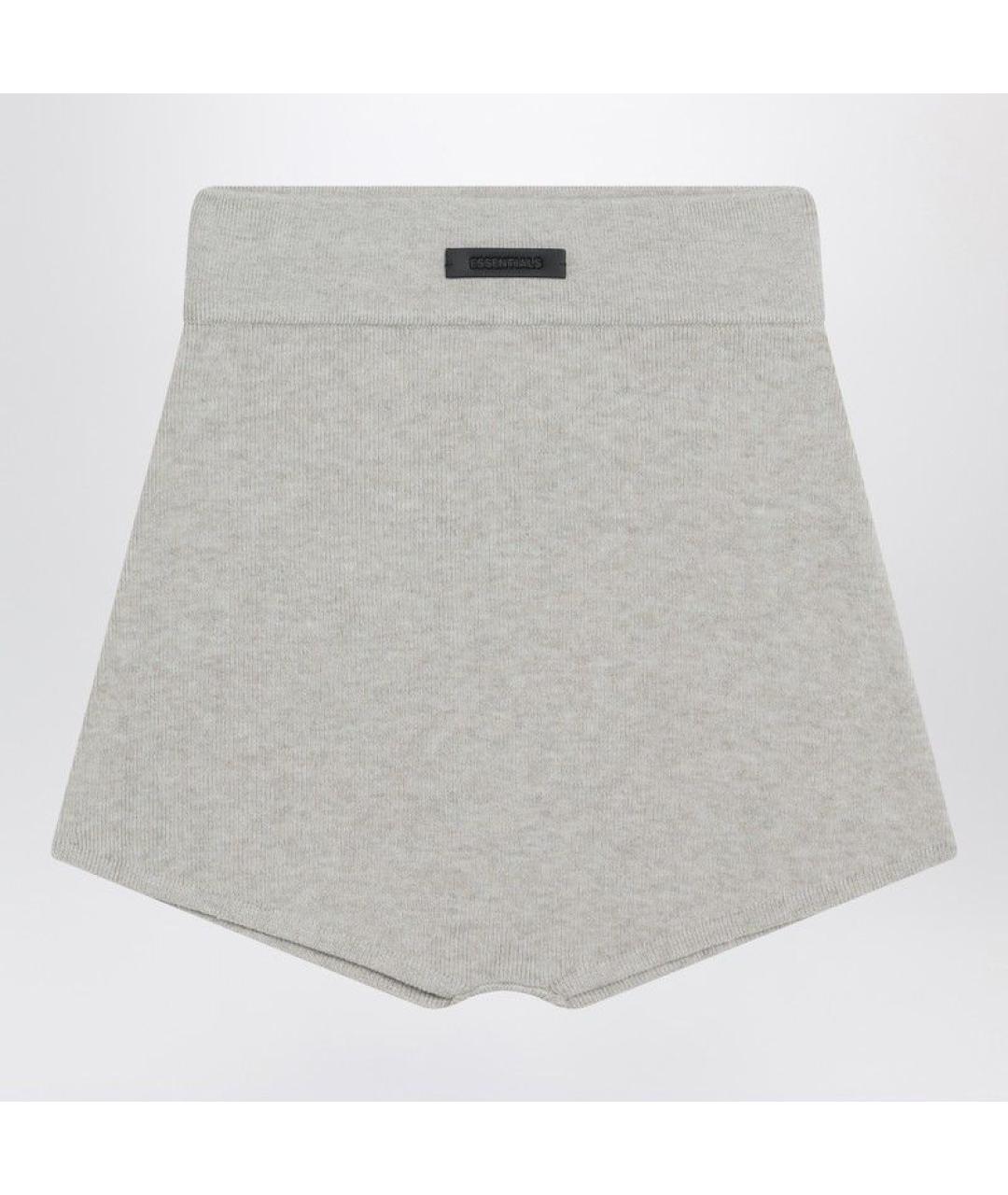 FEAR OF GOD ESSENTIALS Серые полиэстеровые шорты, фото 3