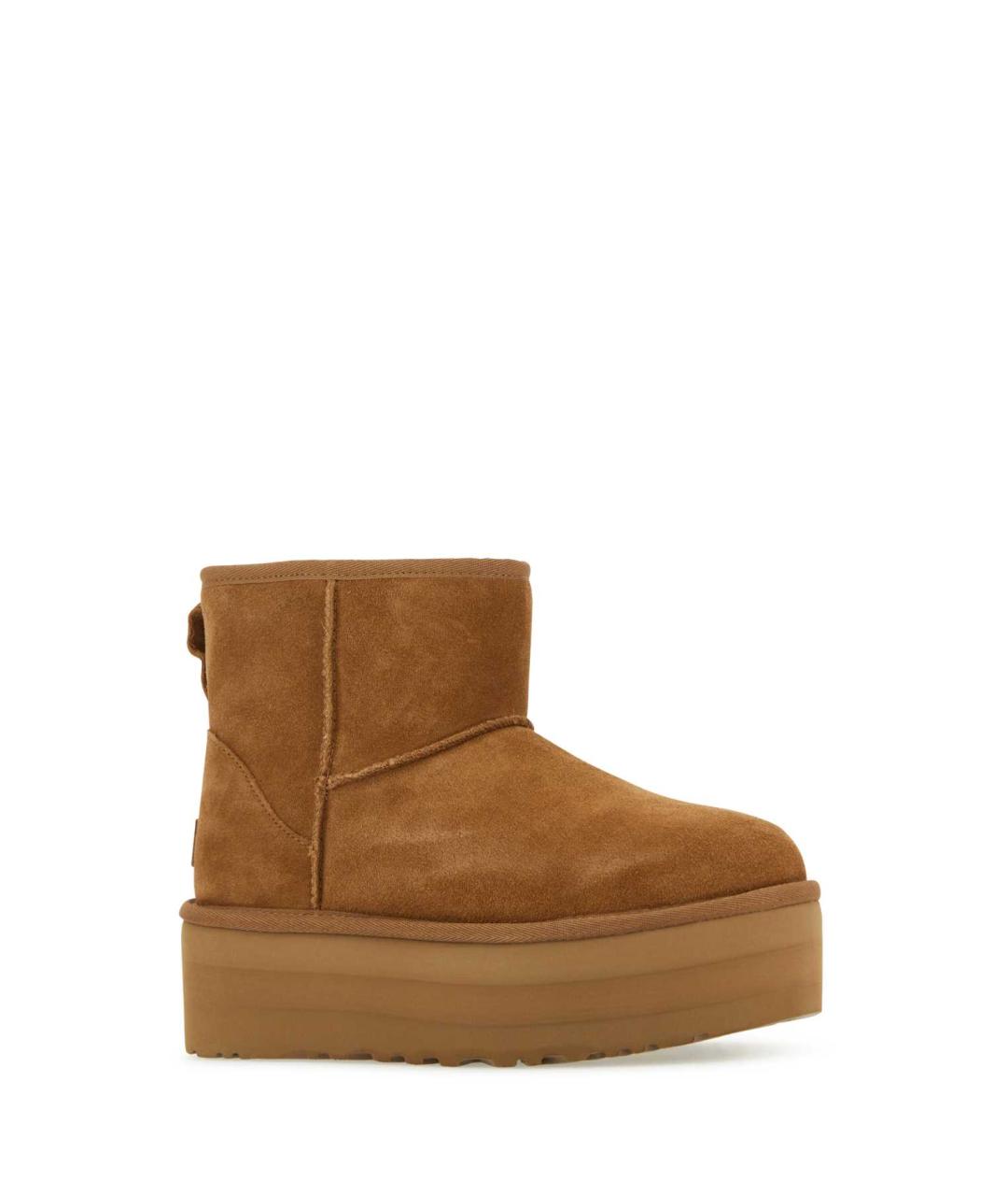 UGG AUSTRALIA Бежевые замшевые ботинки, фото 2