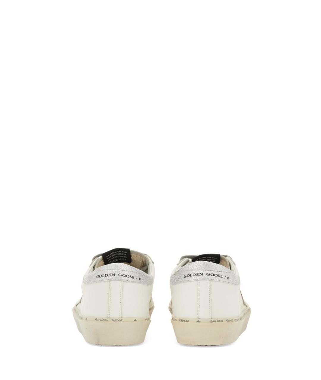 GOLDEN GOOSE DELUXE BRAND Белые кожаные кроссовки, фото 5