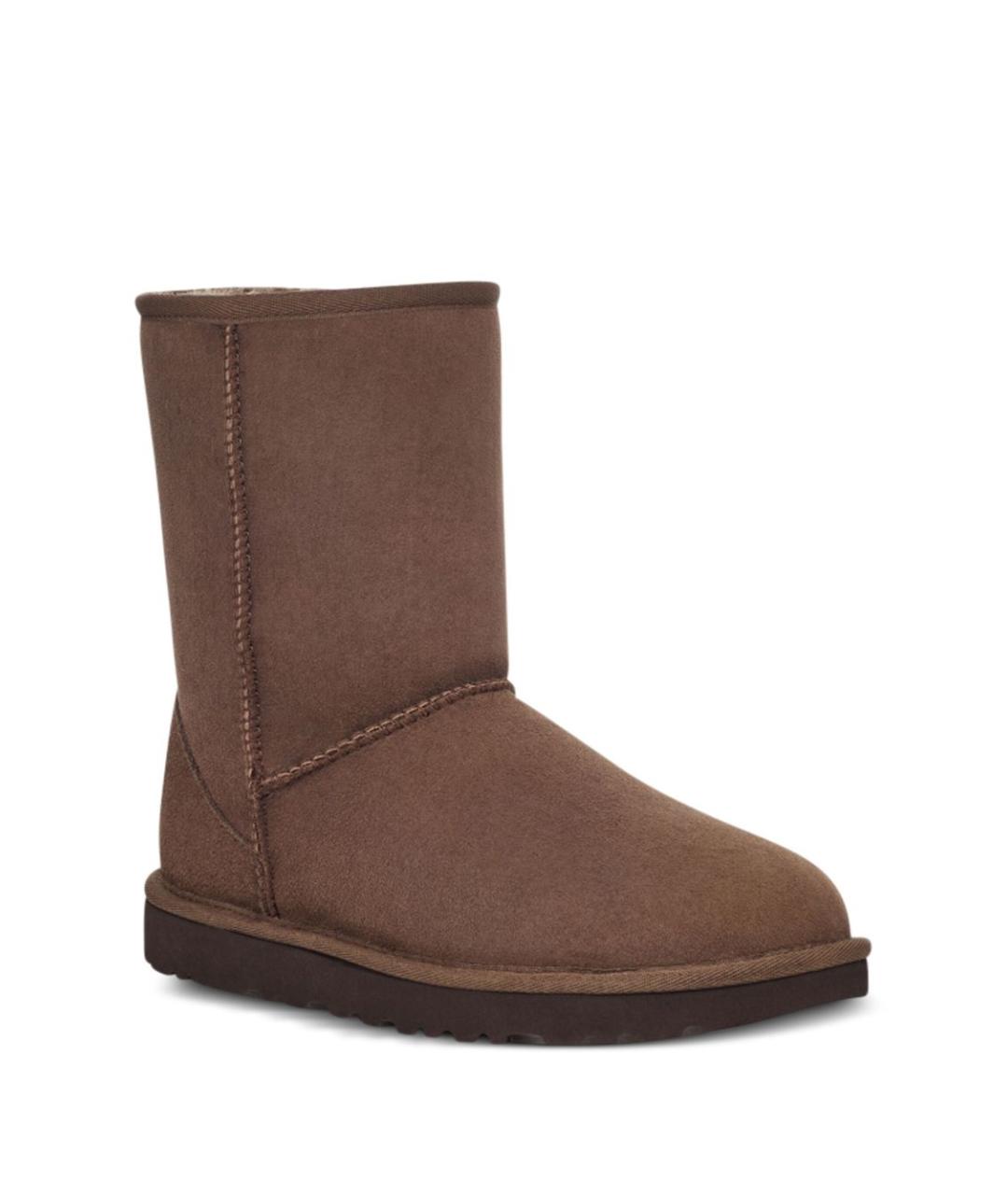 UGG AUSTRALIA Коричневые замшевые сапоги, фото 2