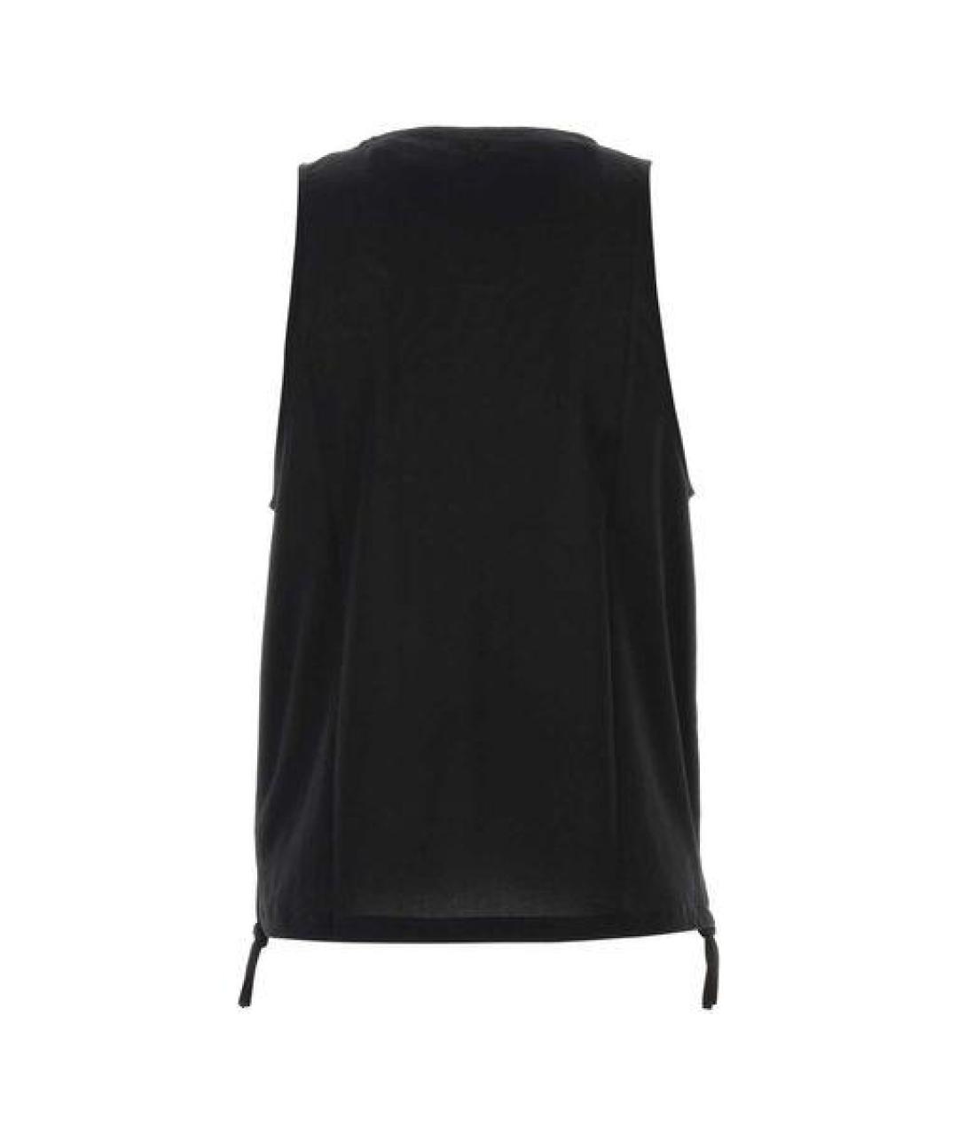 Ami Paris Черная хлопковая майка, фото 2