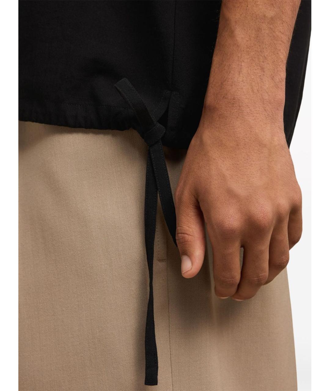 Ami Paris Черная хлопковая майка, фото 5