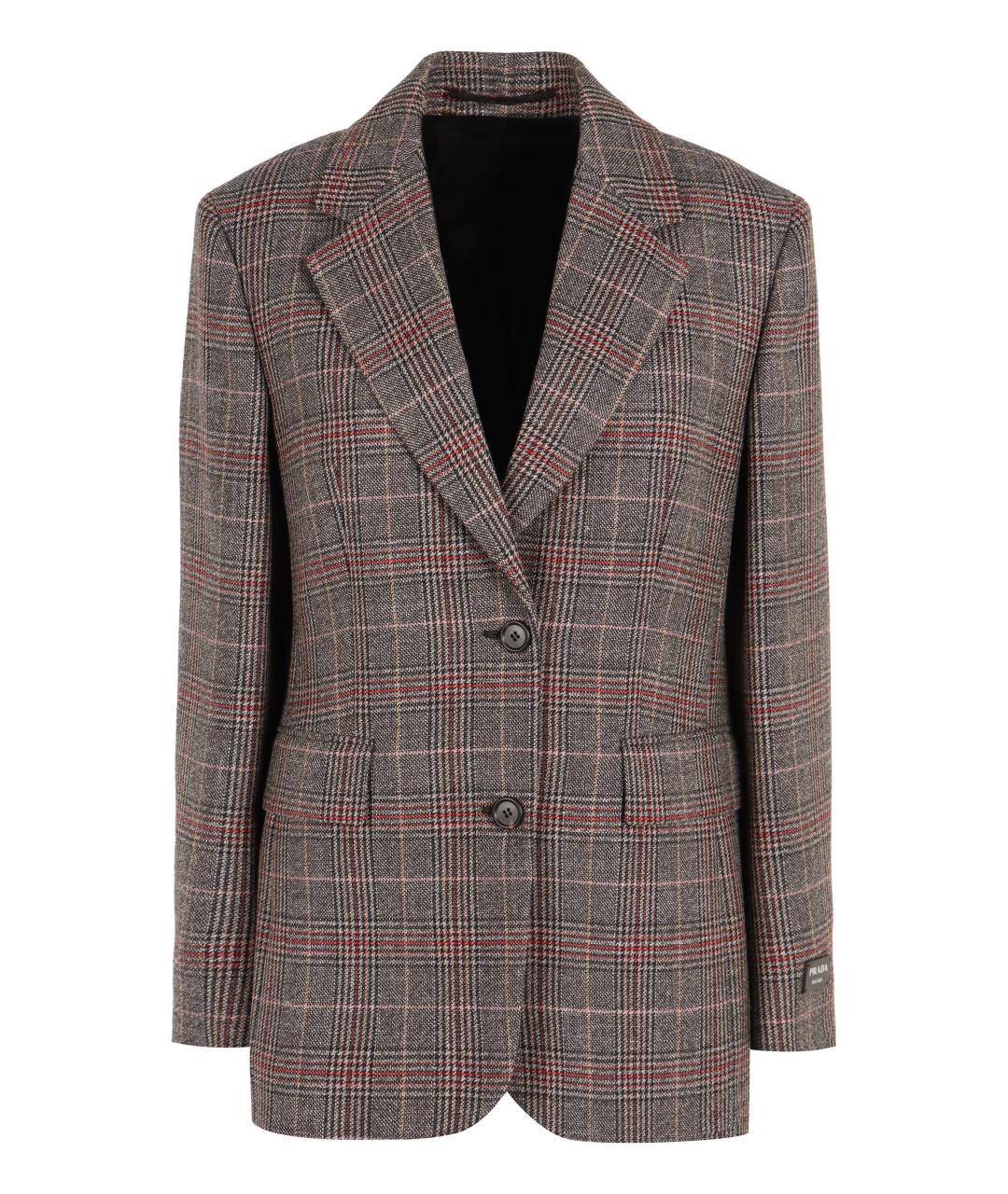 PRADA Мульти шерстяная куртка, фото 1