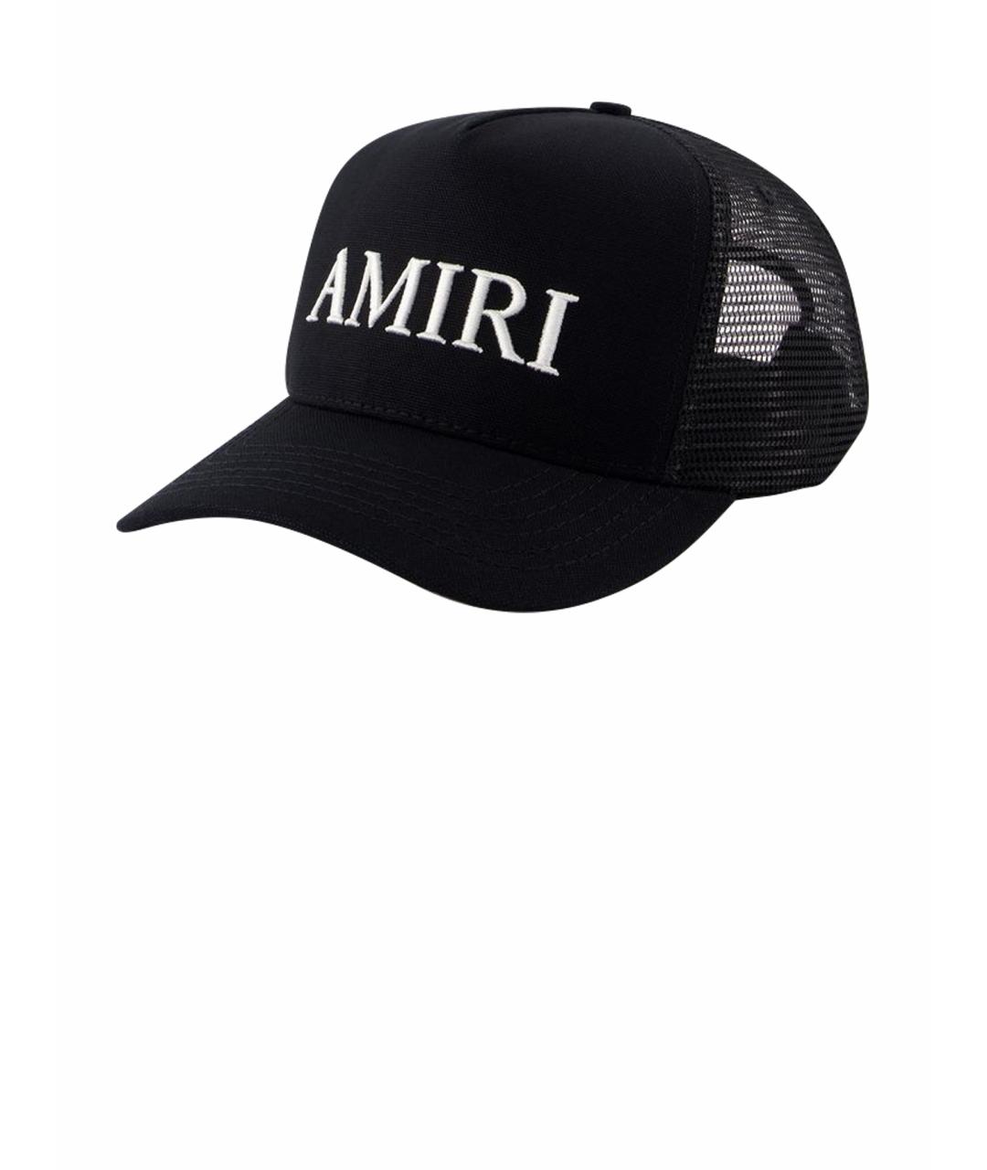 AMIRI Черная хлопковая кепка, фото 1