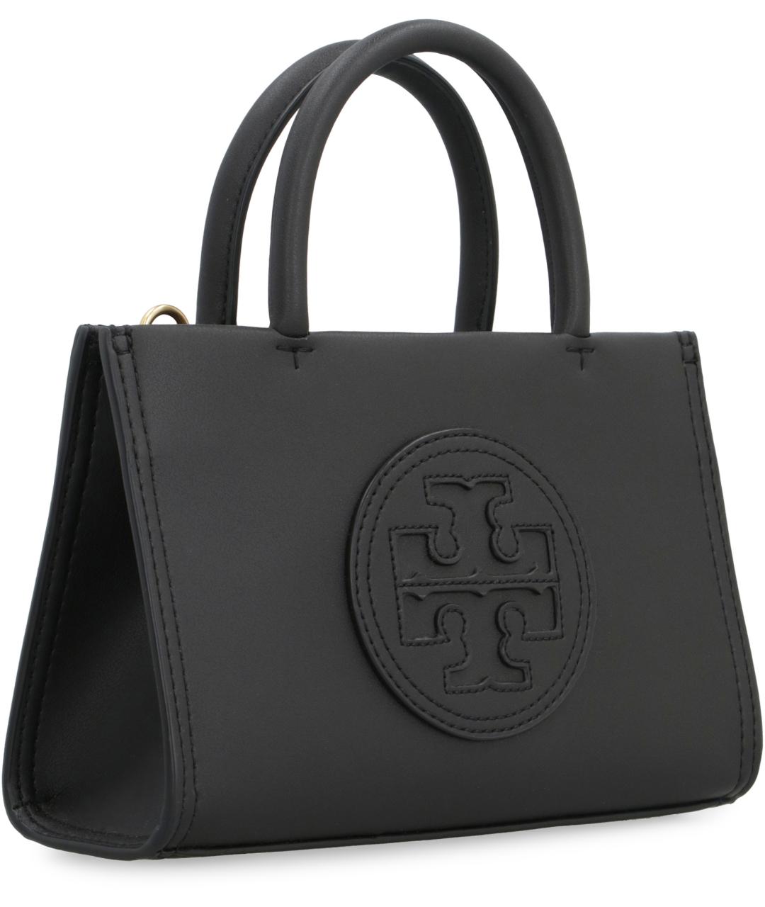 TORY BURCH Черная сумка тоут из искусственной кожи, фото 3