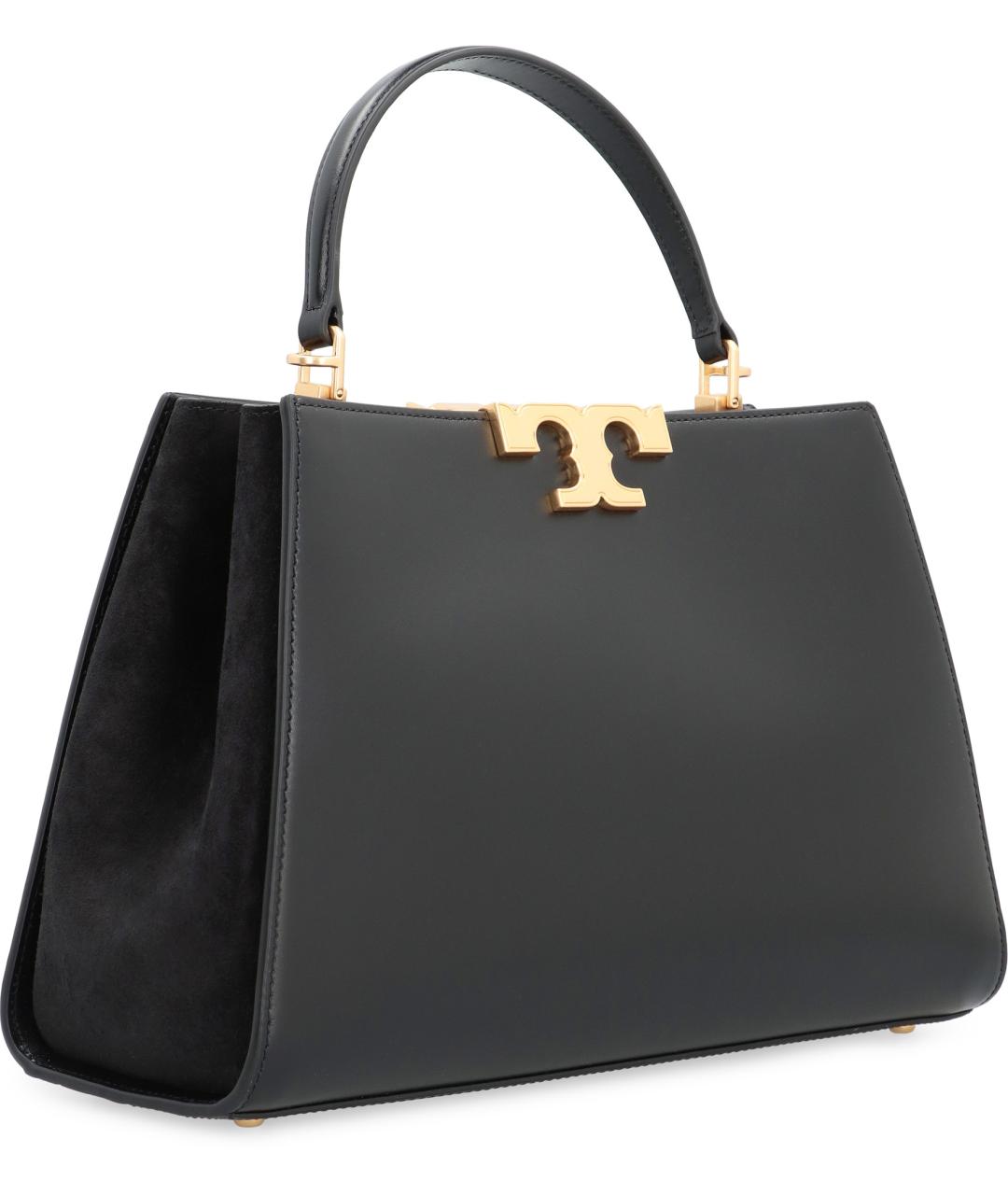 TORY BURCH Черная кожаная сумка через плечо, фото 2