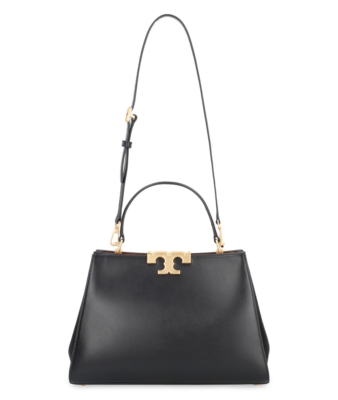 TORY BURCH Черная кожаная сумка через плечо, фото 3