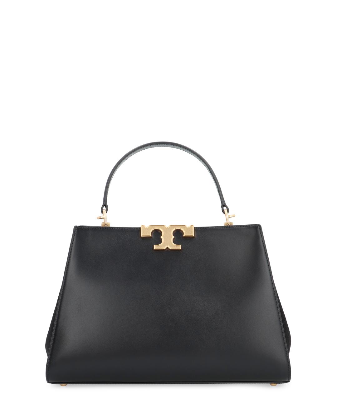 TORY BURCH Черная кожаная сумка через плечо, фото 1