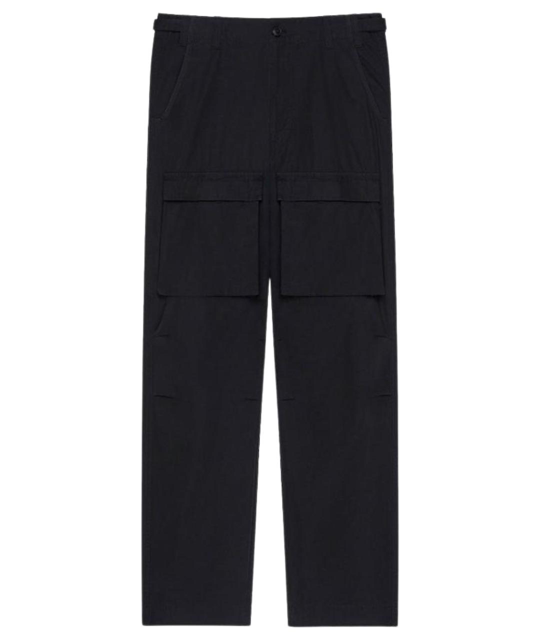 GIVENCHY Черные хлопковые повседневные брюки, фото 1