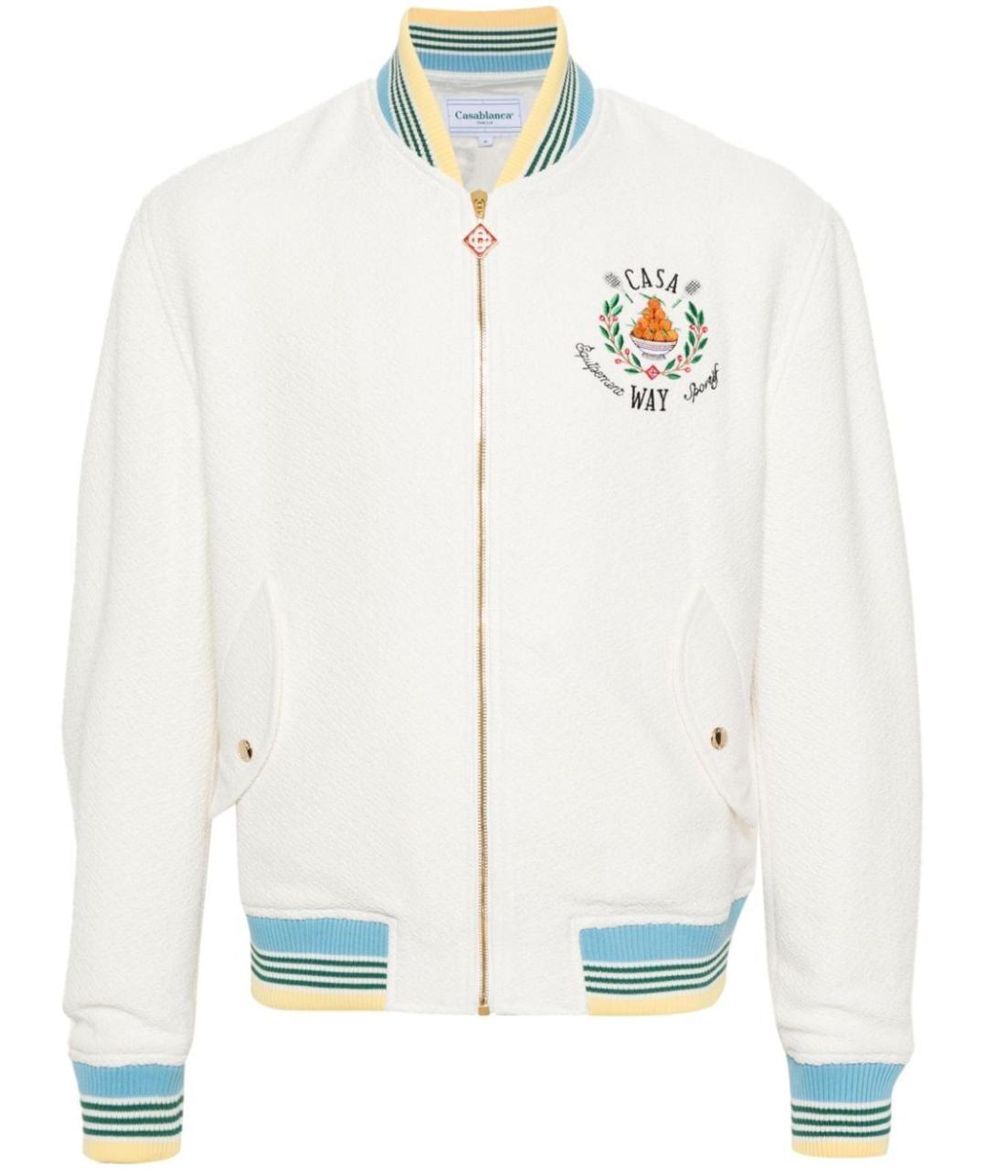 CASABLANCA Белая вискозная куртка, фото 1