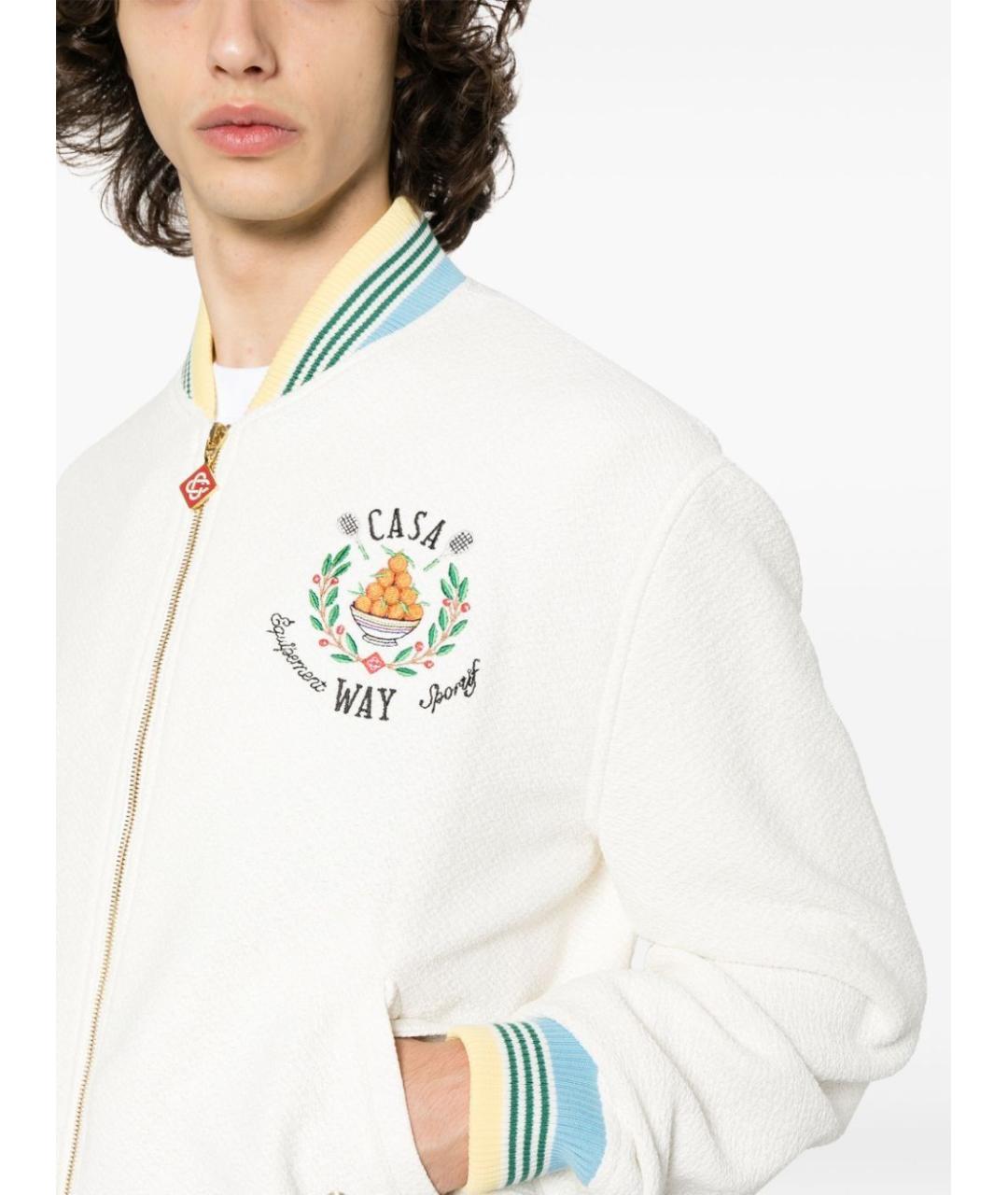 CASABLANCA Белая вискозная куртка, фото 5