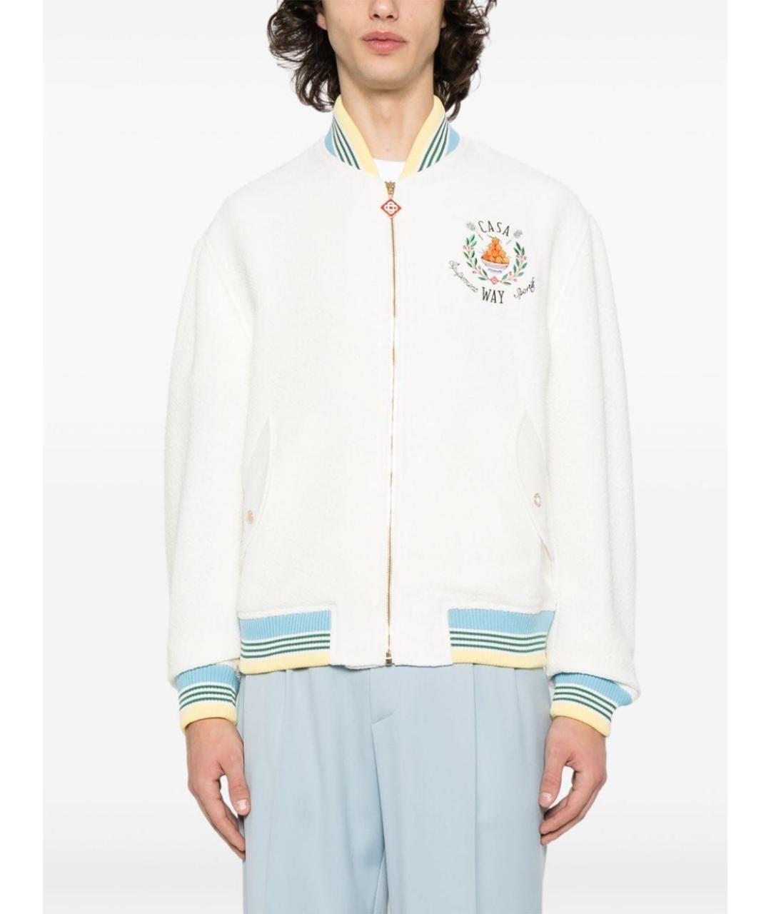 CASABLANCA Белая вискозная куртка, фото 3