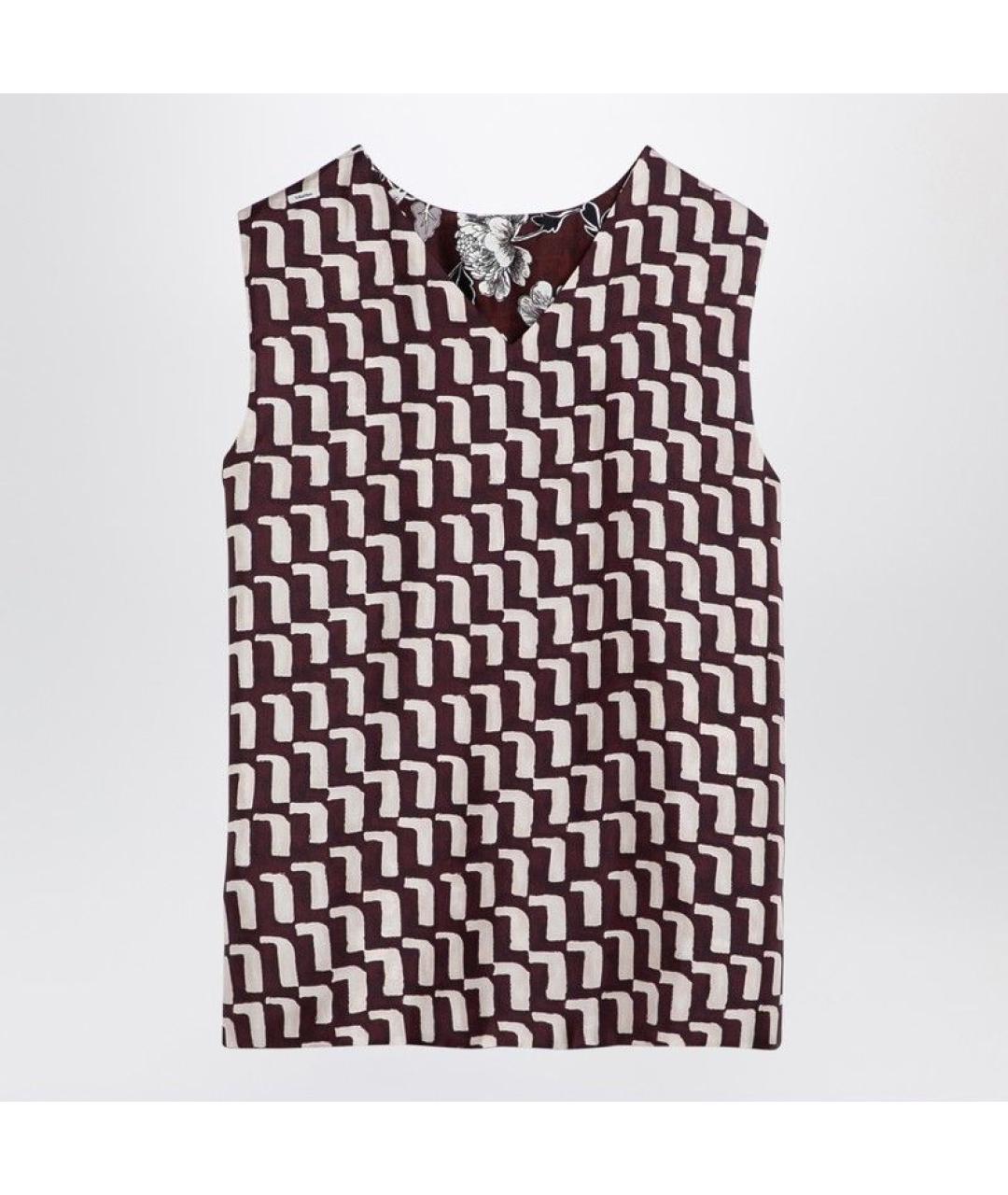 MAX MARA Мульти шелковая майка, фото 2