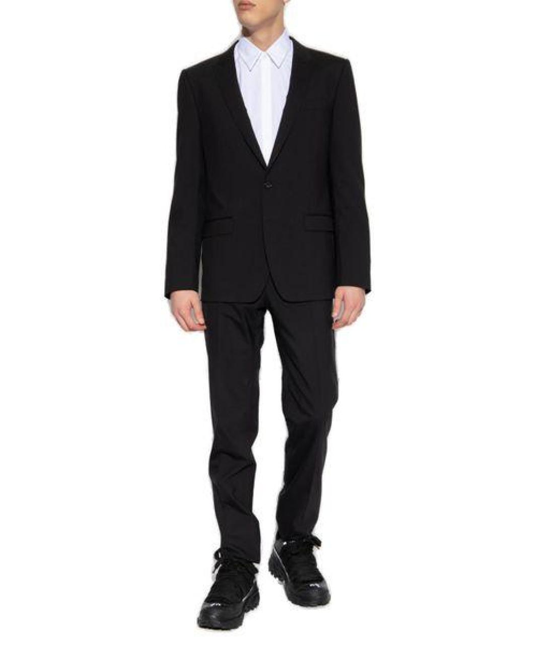 DOLCE&GABBANA Черный классический костюм, фото 2