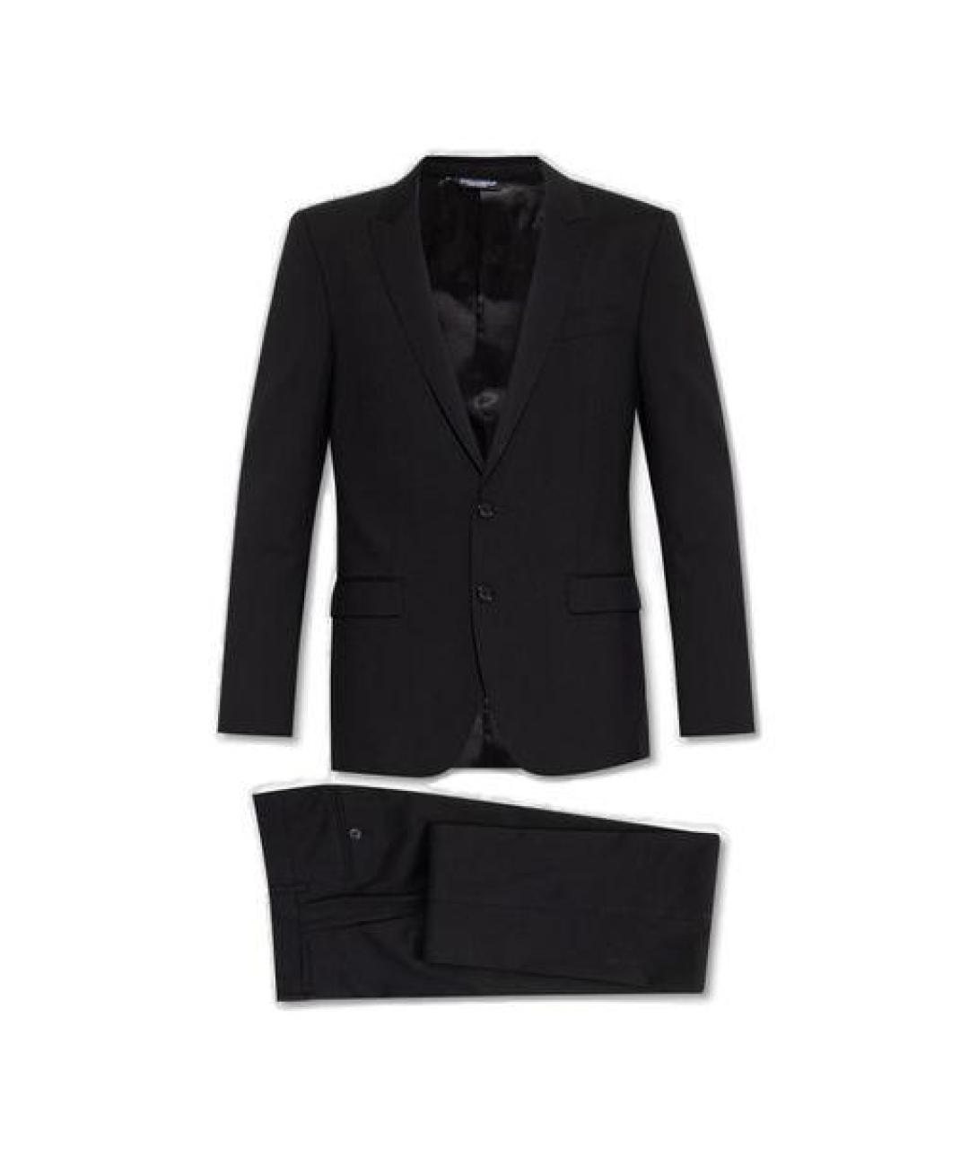 DOLCE&GABBANA Черный классический костюм, фото 1
