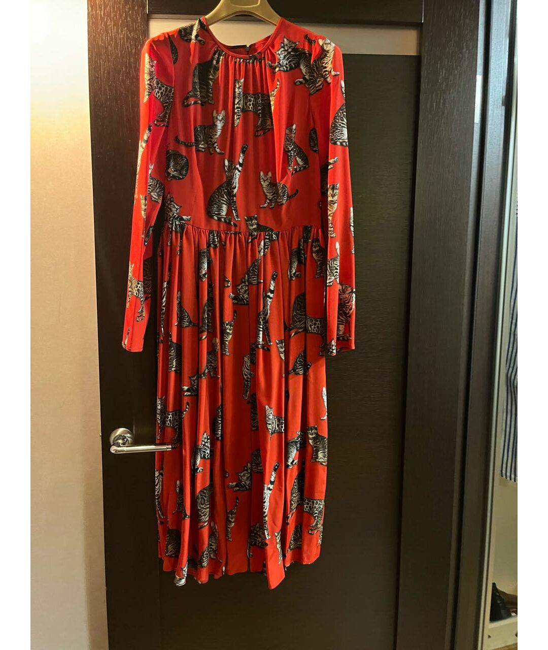 DOLCE&GABBANA Красное повседневное платье, фото 3