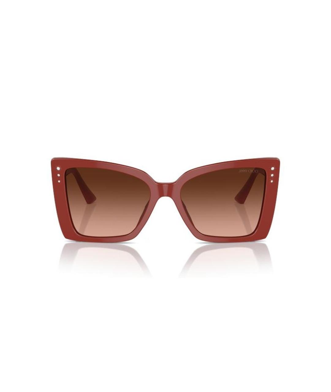 JIMMY CHOO Красные солнцезащитные очки, фото 2