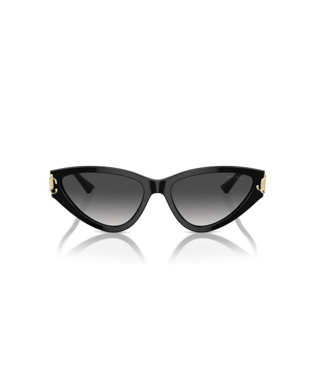 JIMMY CHOO Черные пластиковые солнцезащитные очки, фото 1