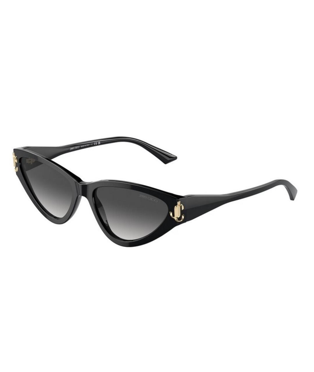 JIMMY CHOO Черные пластиковые солнцезащитные очки, фото 2