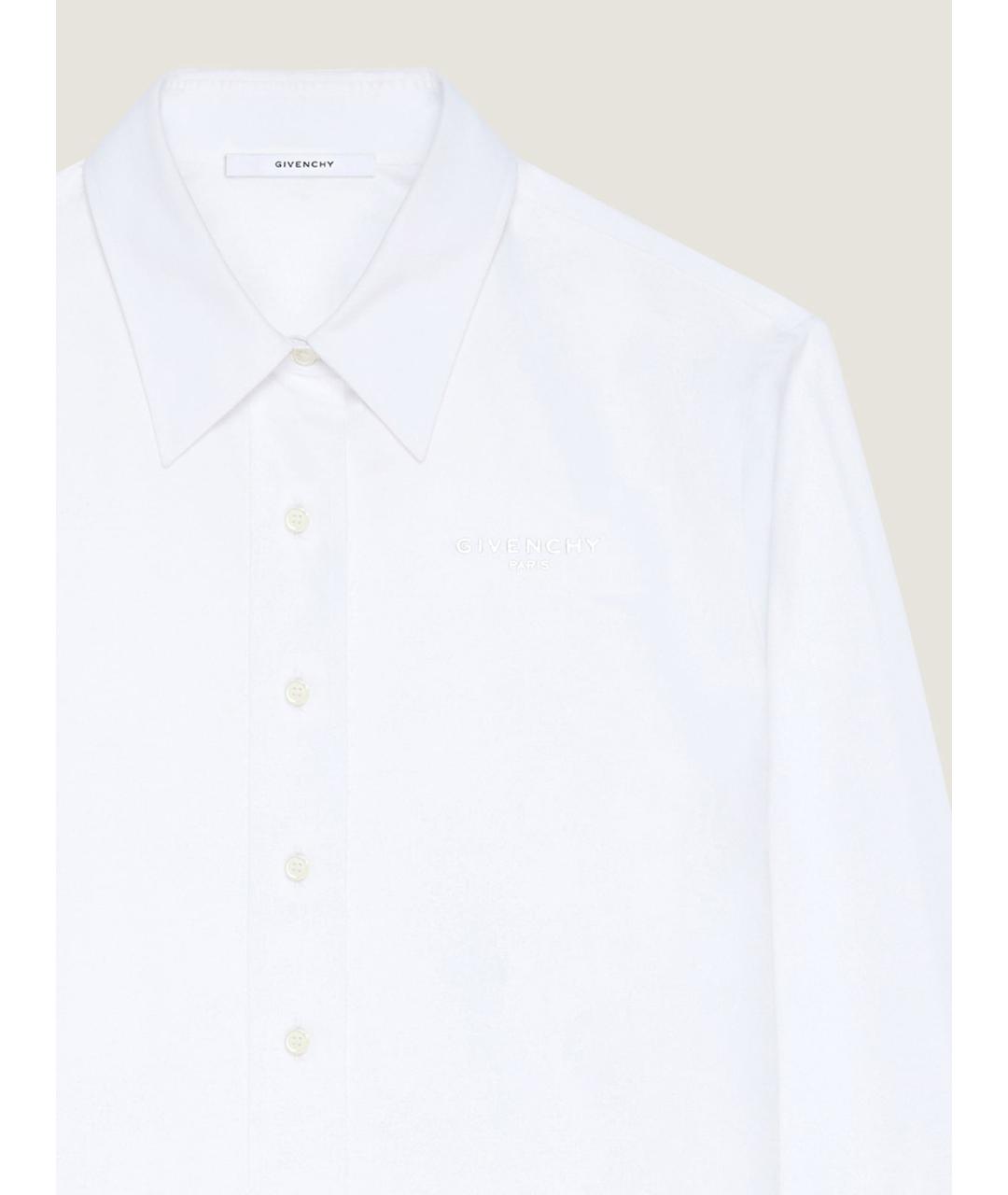 GIVENCHY Белая хлопковая рубашка, фото 4