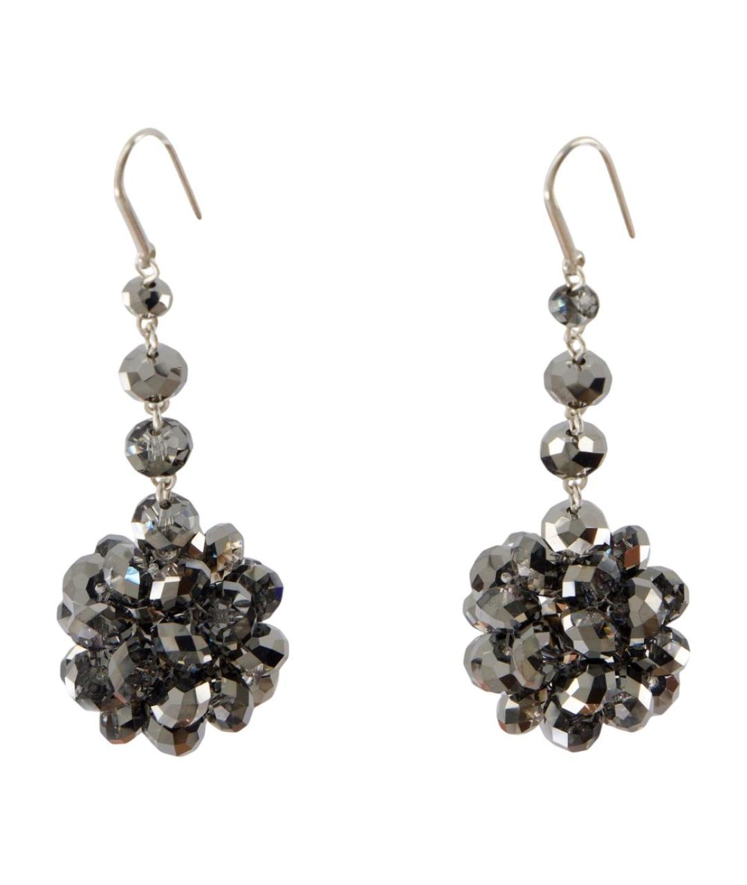 ISABEL MARANT Черные стеклянные серьги, фото 2