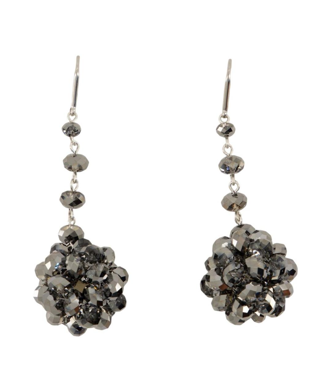 ISABEL MARANT Черные стеклянные серьги, фото 1