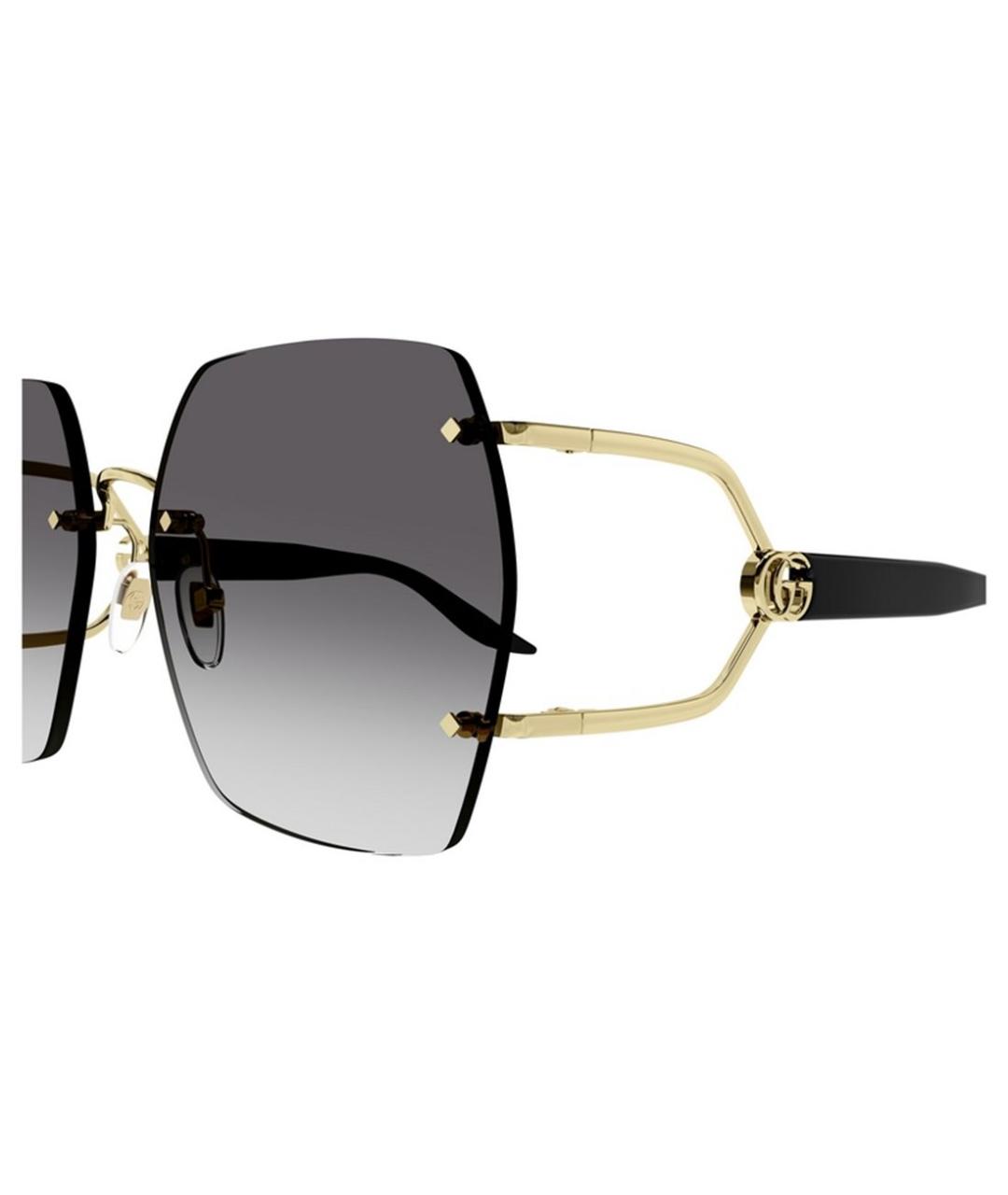 GUCCI Мульти металлические солнцезащитные очки, фото 3