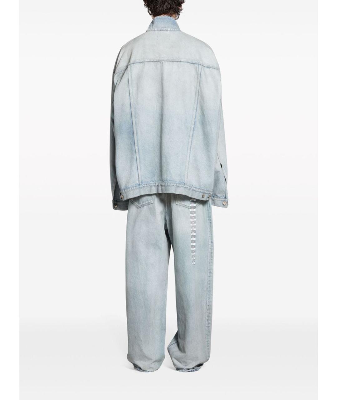 BALENCIAGA Синяя хлопковая куртка, фото 5