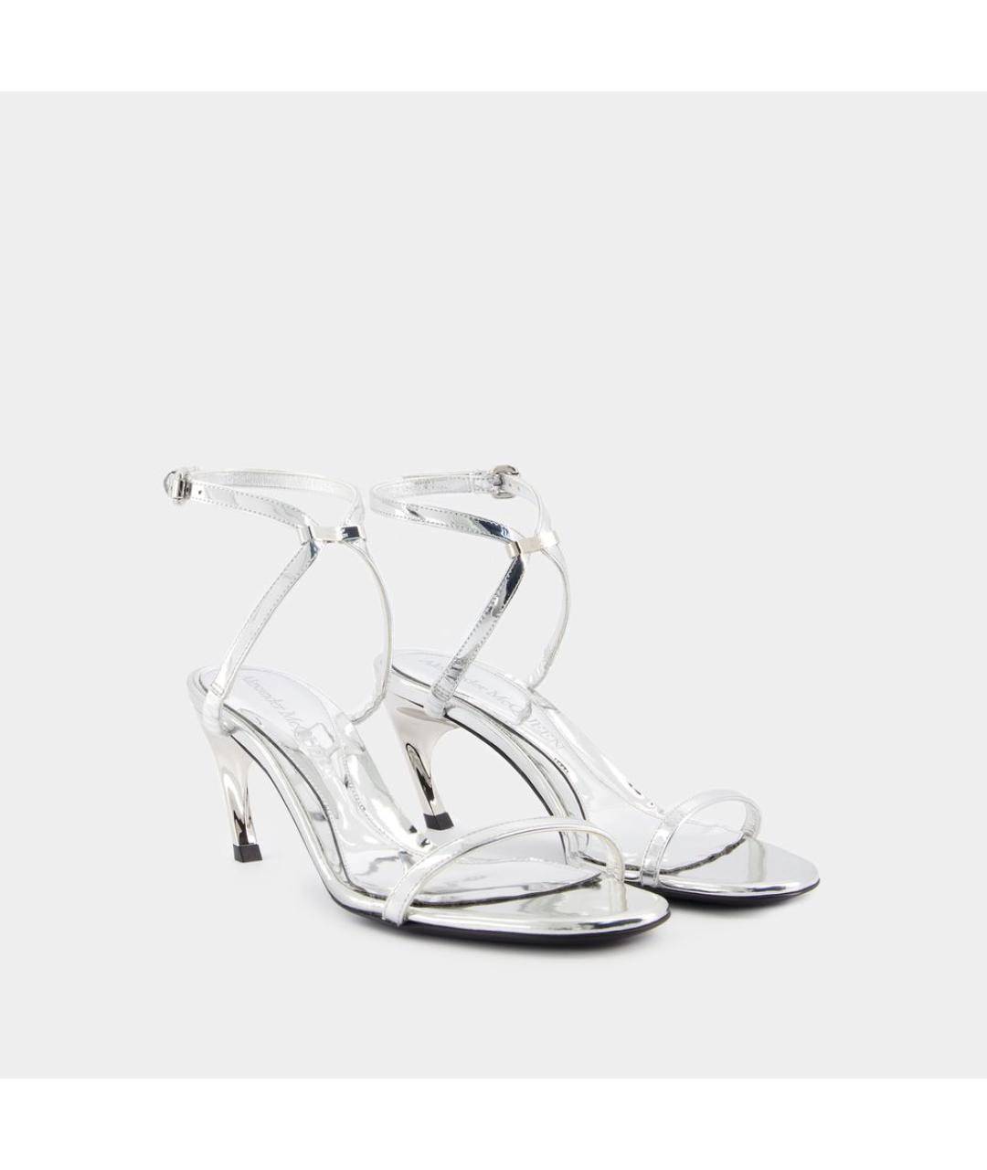 ALEXANDER MCQUEEN Серебряные сандалии, фото 2