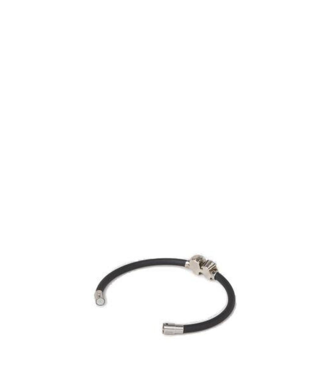 ALEXANDER MCQUEEN Черный латунный браслет, фото 3