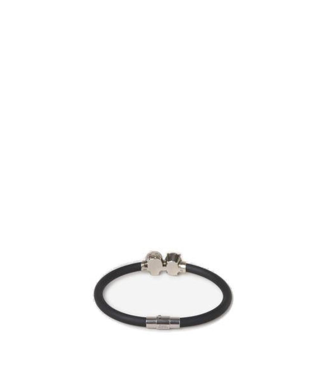 ALEXANDER MCQUEEN Черный латунный браслет, фото 2
