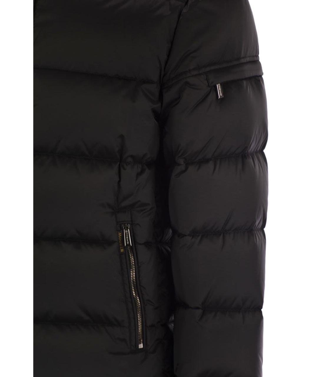 MOORER Черная полиамидовая куртка, фото 4