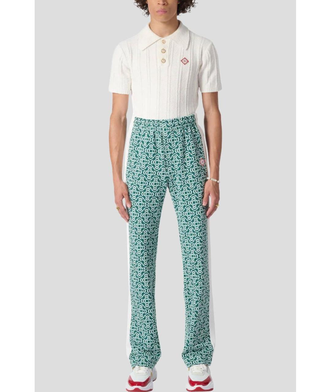 CASABLANCA Мульти хлопковые повседневные брюки, фото 4