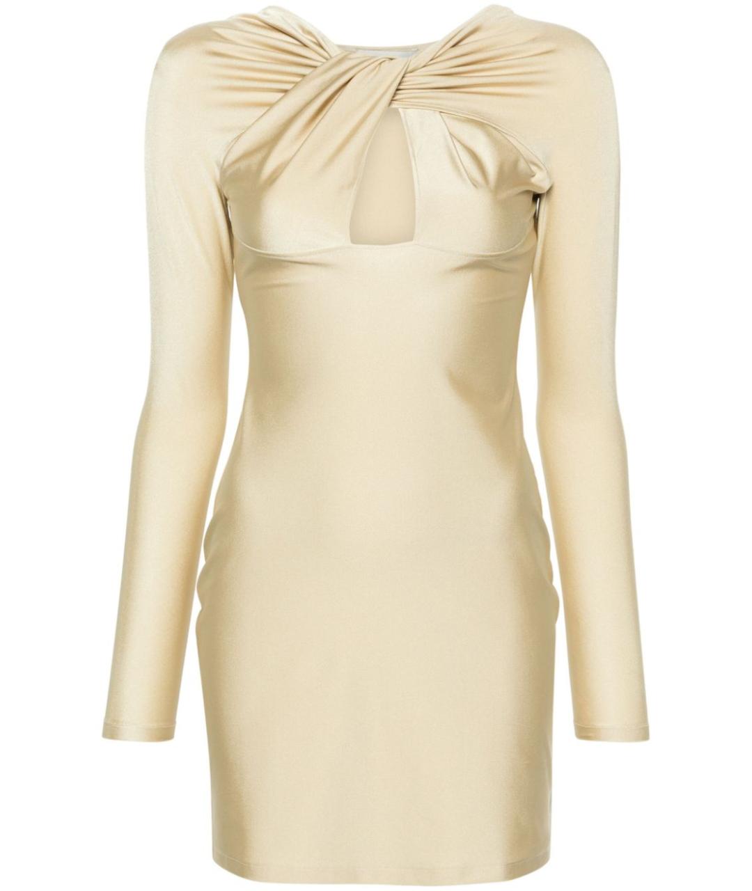 COPERNI Бежевое полиамидовое вечернее платье, фото 1