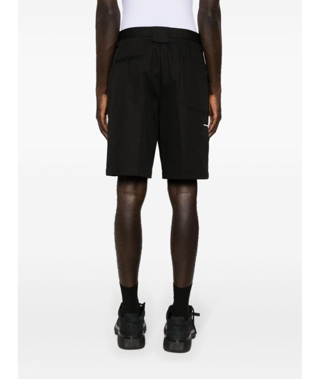 LANVIN Черные хлопковые шорты, фото 4