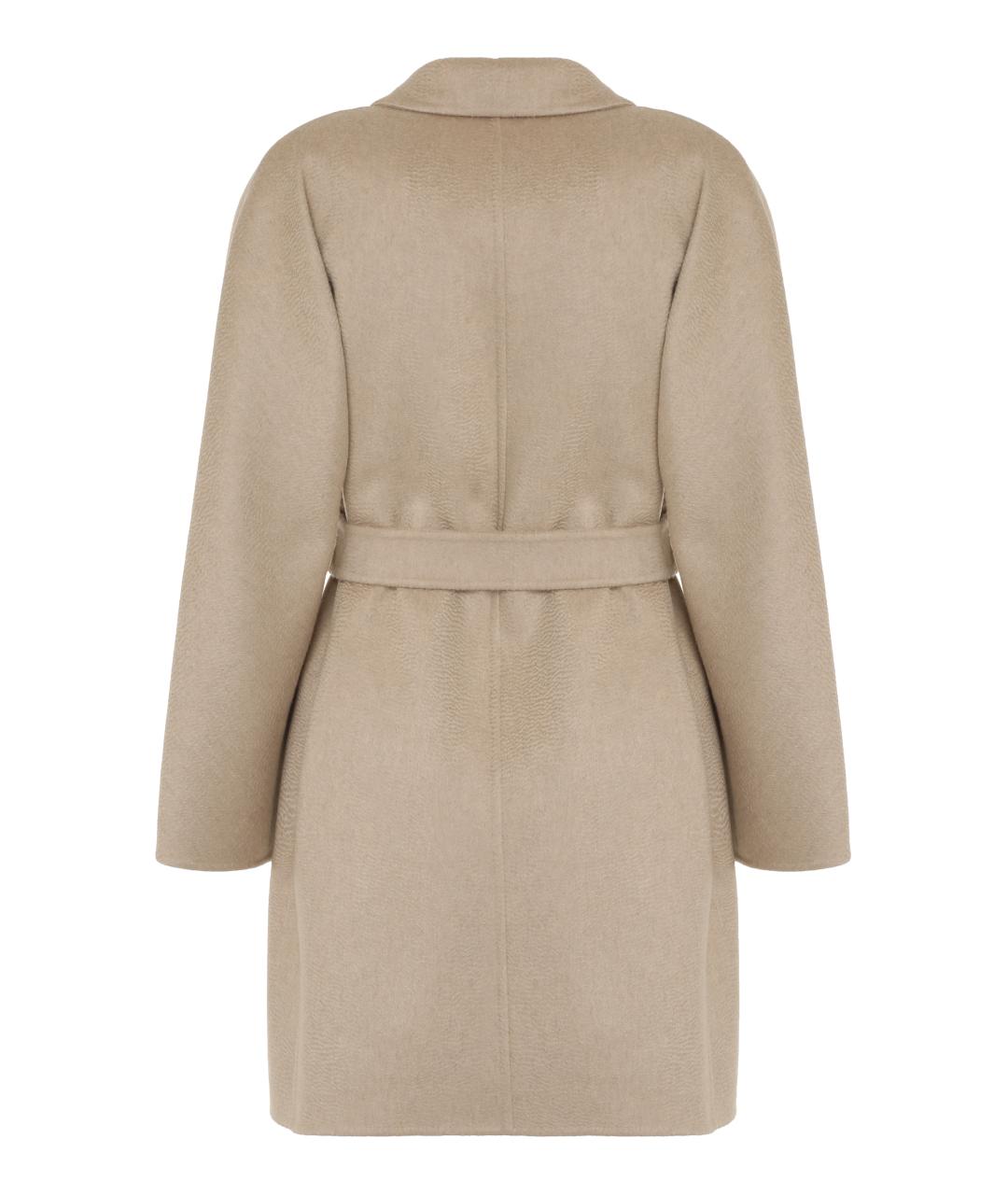 MAX MARA Бежевое кашемировое пальто, фото 2