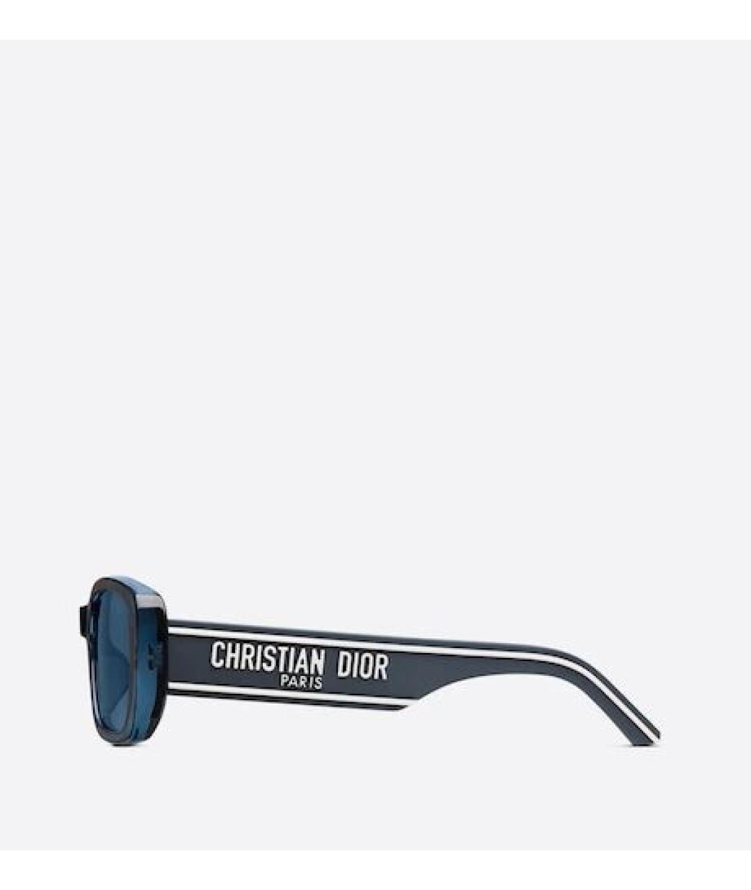 CHRISTIAN DIOR Синие солнцезащитные очки, фото 2