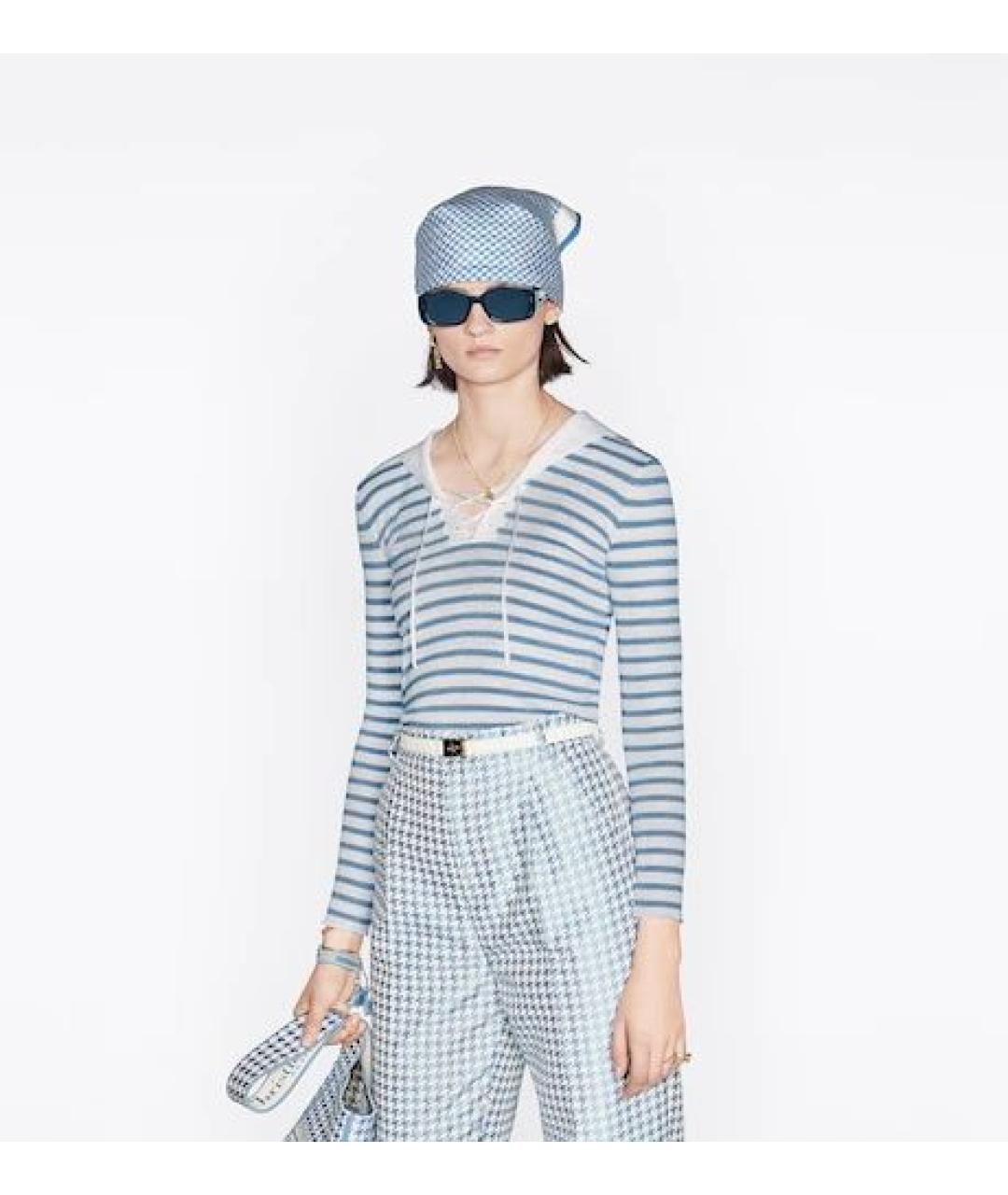 CHRISTIAN DIOR Синие солнцезащитные очки, фото 4