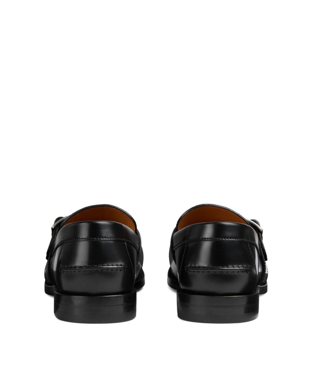 GUCCI Черные кожаные лоферы, фото 3