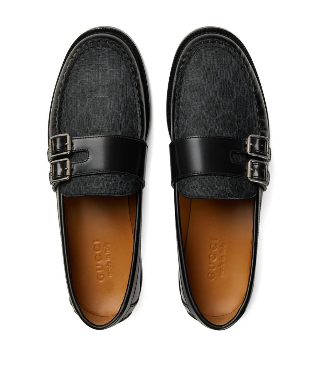 GUCCI Черные кожаные лоферы, фото 4