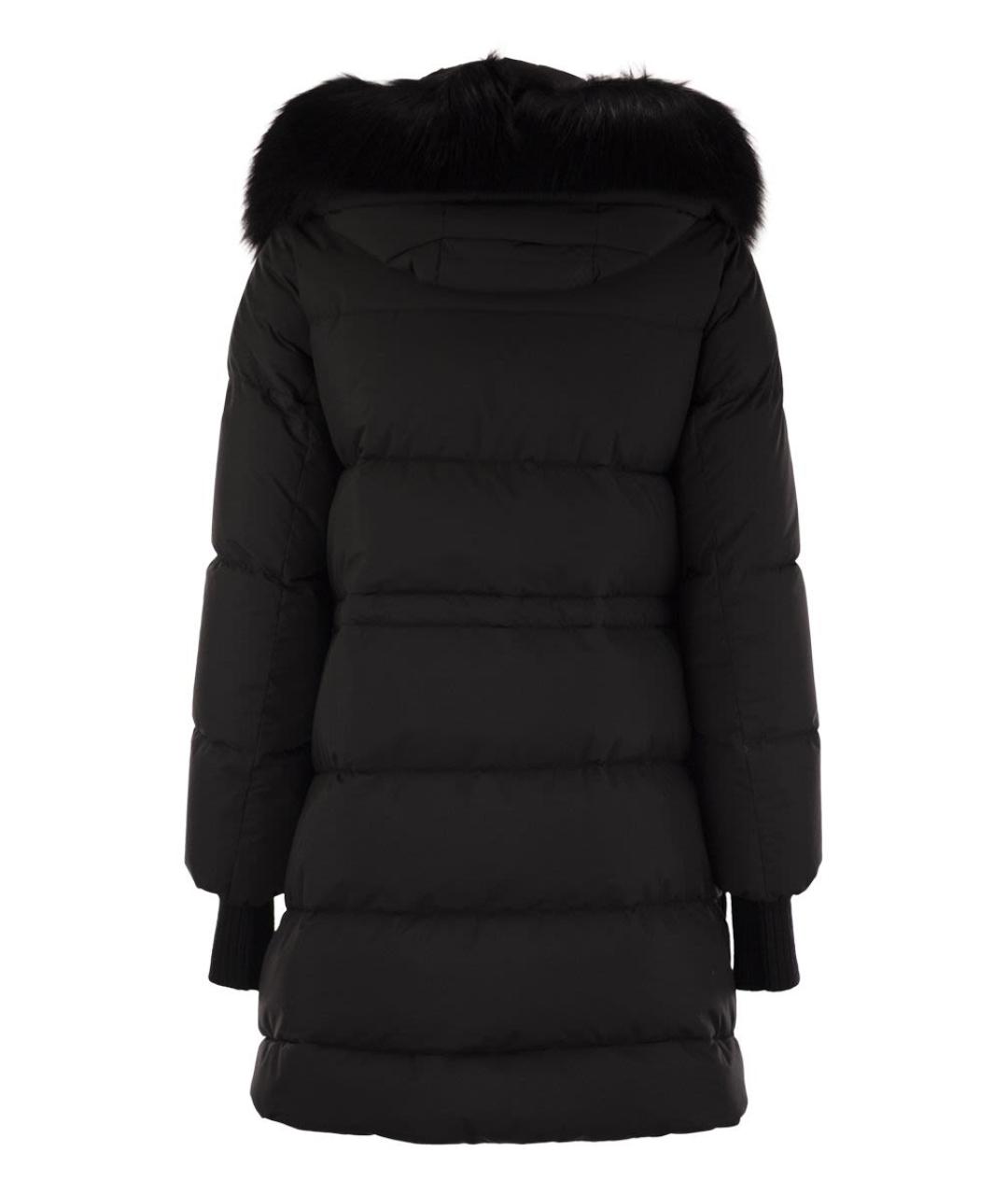 MOORER Черная полиэстеровая куртка, фото 2