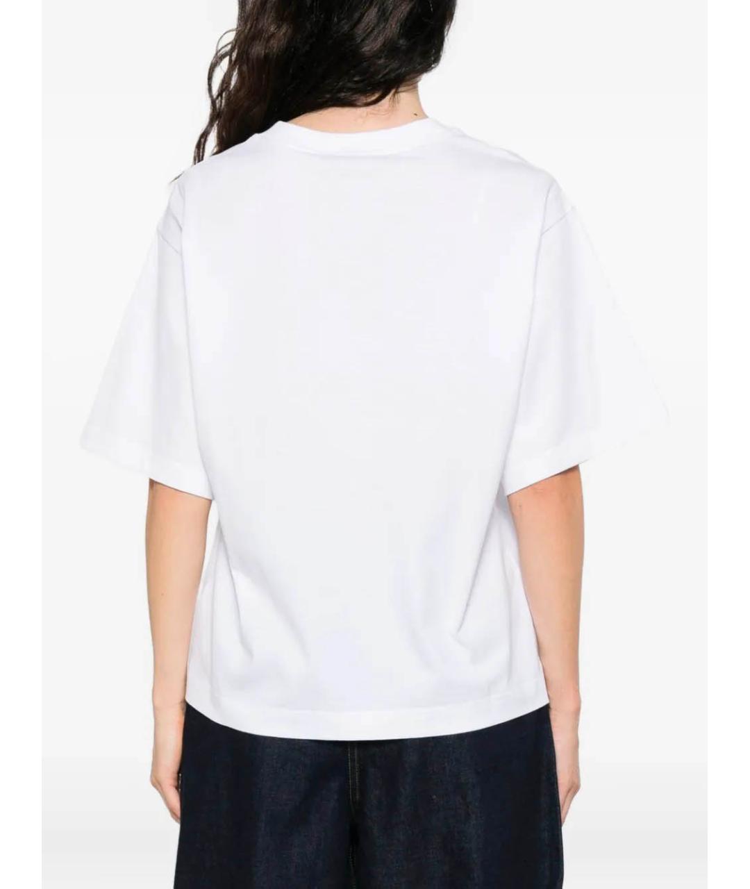 DOLCE&GABBANA Белая хлопковая футболка, фото 4