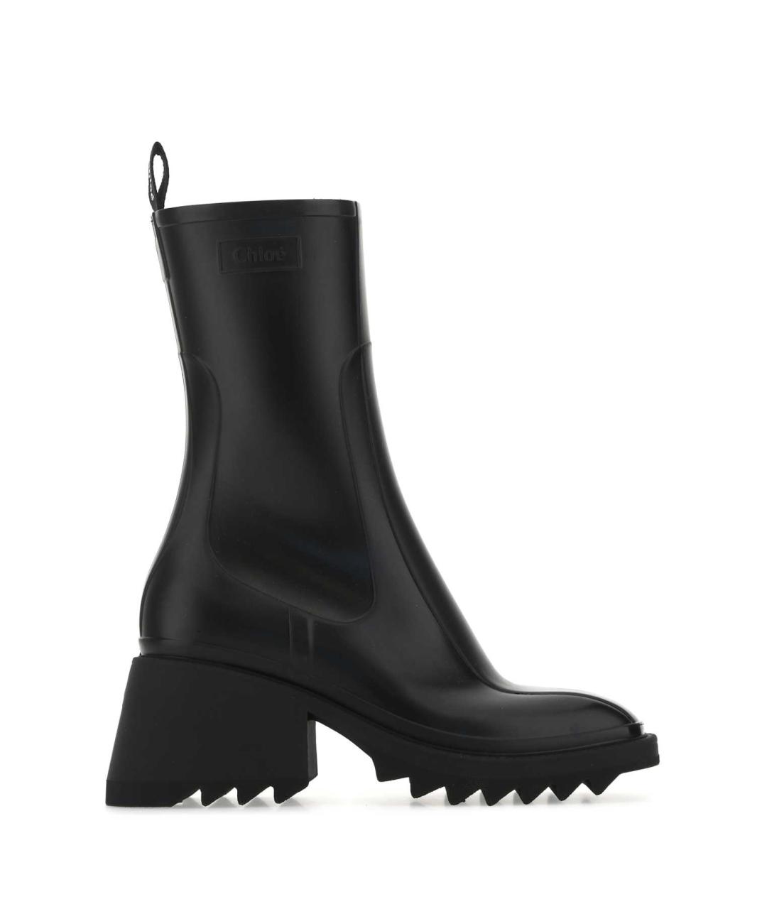 CHLOE Черные резиновые ботинки, фото 1