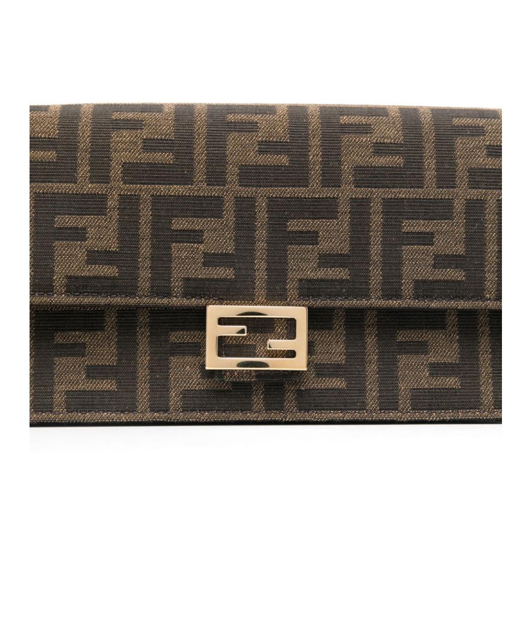 FENDI Мульти тканевая сумка с короткими ручками, фото 5