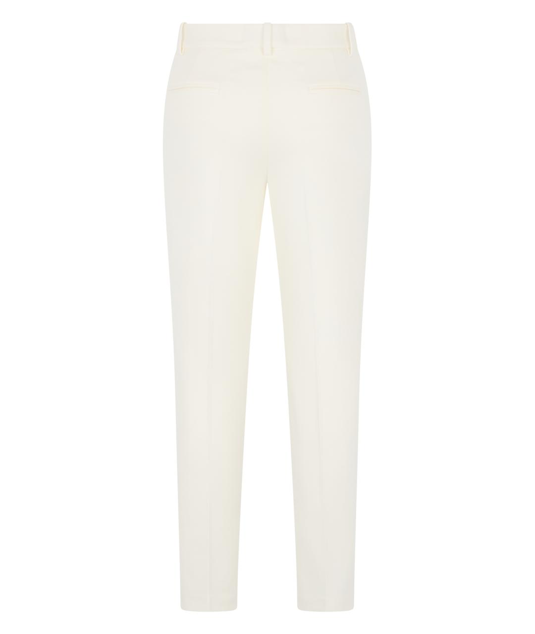 PINKO Белые вискозные прямые брюки, фото 2