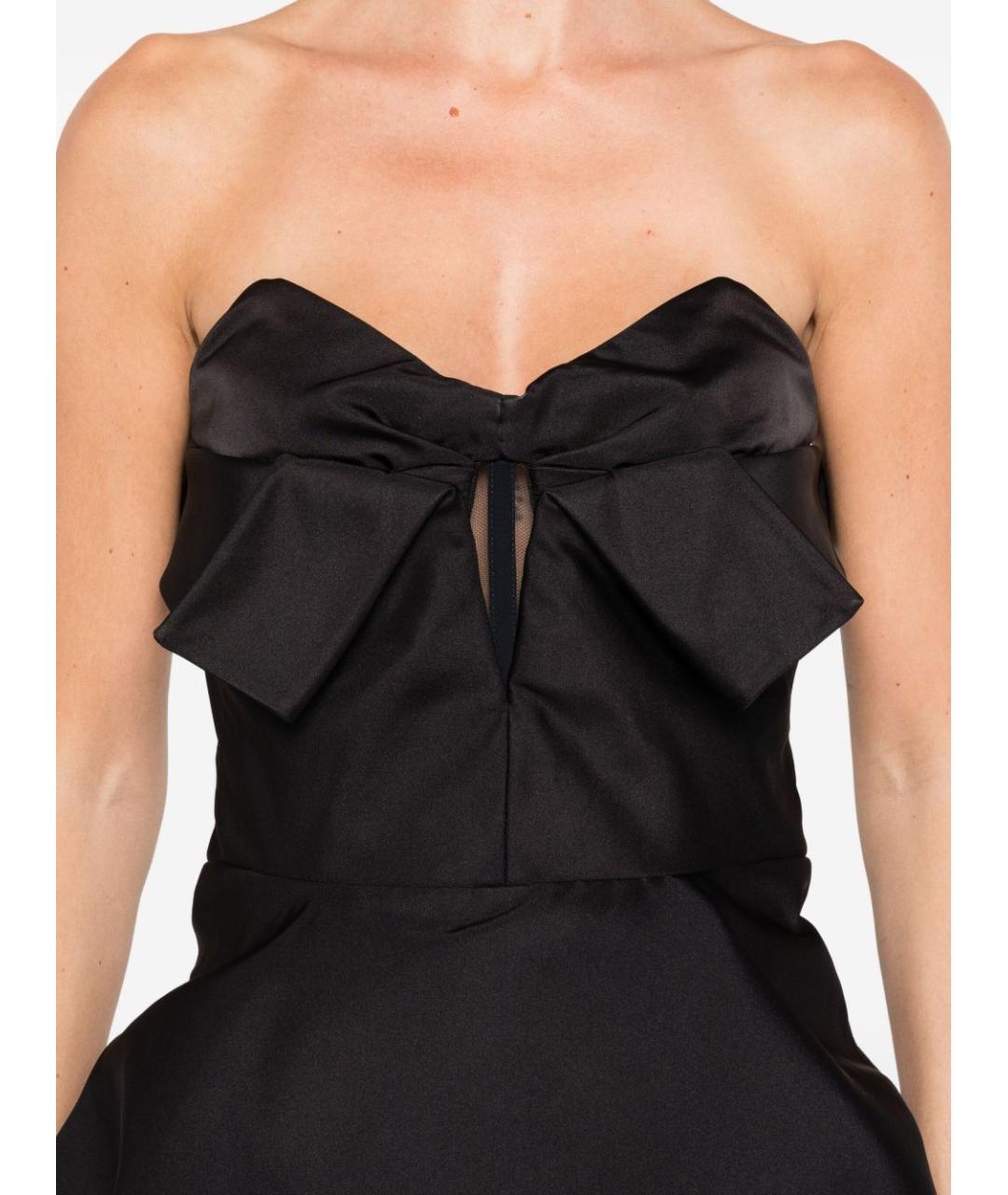 ALEXANDER MCQUEEN Черный полиэстеровый корсет, фото 3