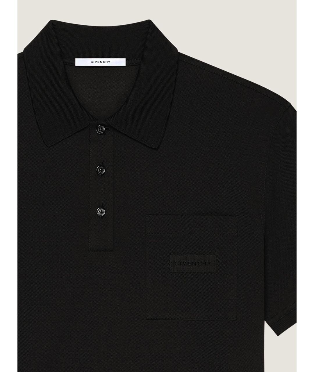 GIVENCHY Черная хлопковая футболка, фото 3