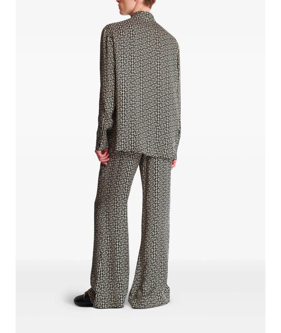 BALMAIN Черная кэжуал рубашка, фото 4